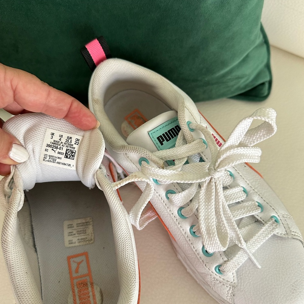 Puma Kids White Sneakers